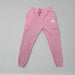 Buc-ee’s Fleece Pink Cargo Joggers with drawstring waist, cargo pockets, and Buc-ee’s logo patch on the hip.