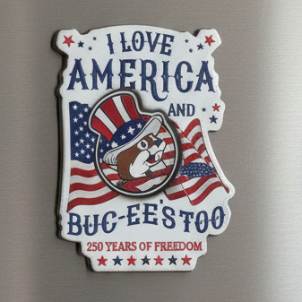 Buc-ee's 4th of July Magnets - America 250