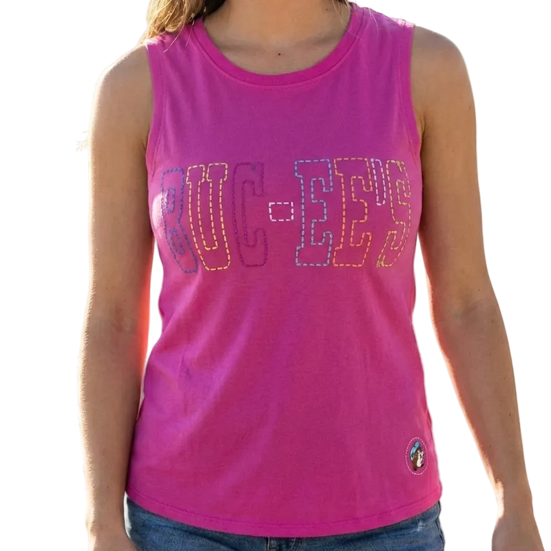 Buc-ee's Muscle Tank Fuschia