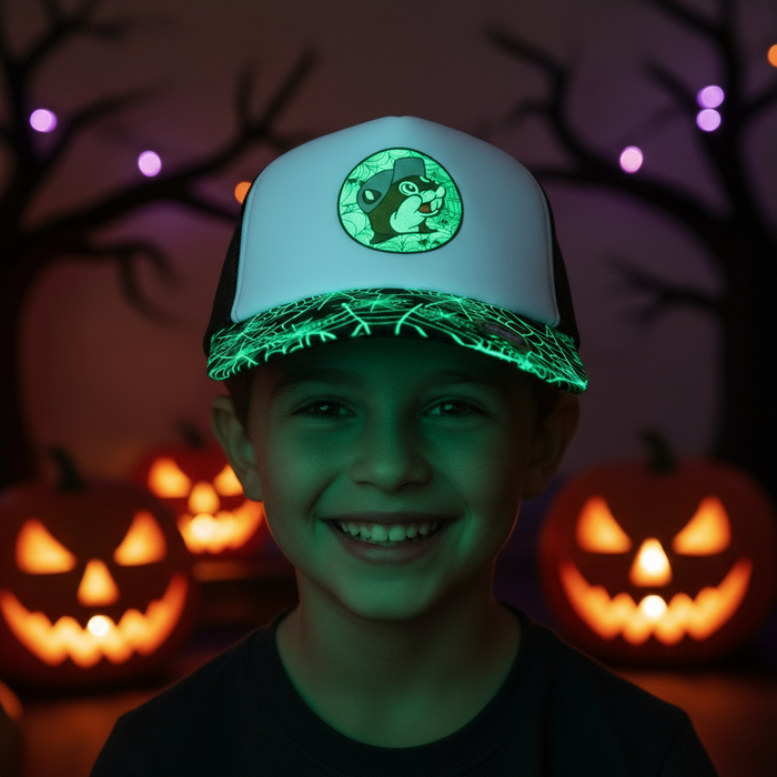 Buc-ee's Glow in the Dark Web Trucker Hat