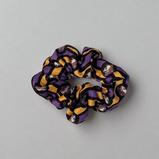 Buc-ee's Halloween Striped Scrunchie