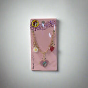 Buc-ee's Heart Charm Necklace