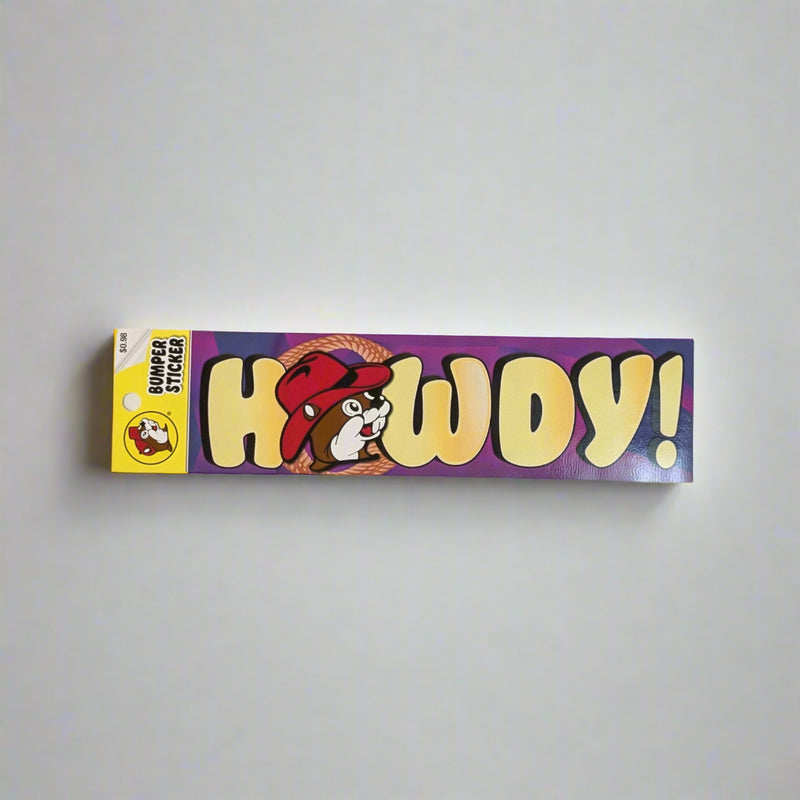 Buc-ee's Howdy Bumper Sticker