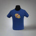 Buc-ee's "Just a girl who loves Buc-ee's" Shirt Front. Blue with Buc-ee's and yellow flowers.