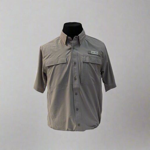 Buc-ee's Khaki Fishing Performance Shirt