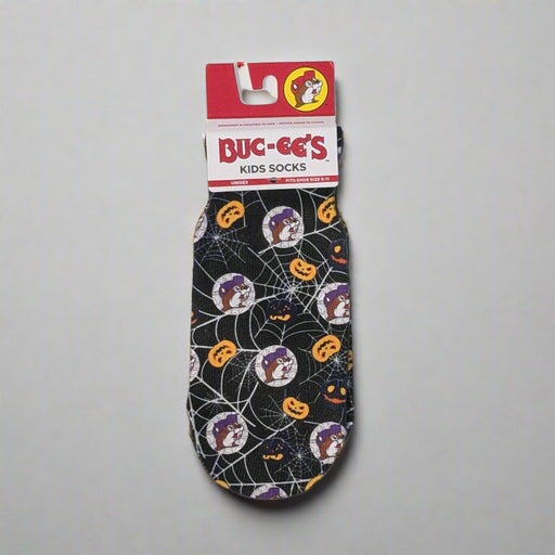 Buc-ee's Kids Spiderweb Socks