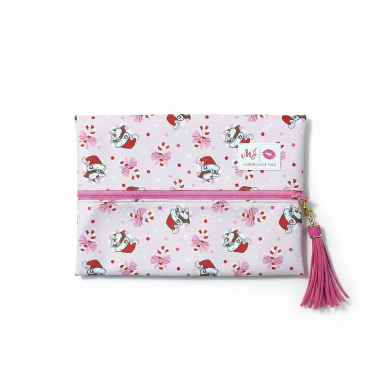 Buc-ee's Medium Candy Cane Makeup Junkie Bag