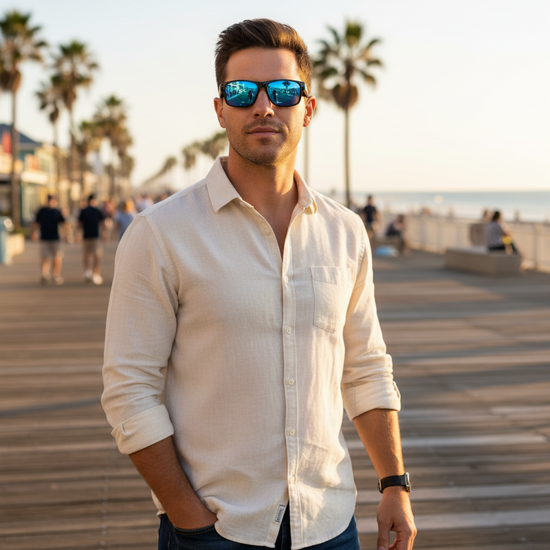 Buc-ee's Men's Black Sunglasses