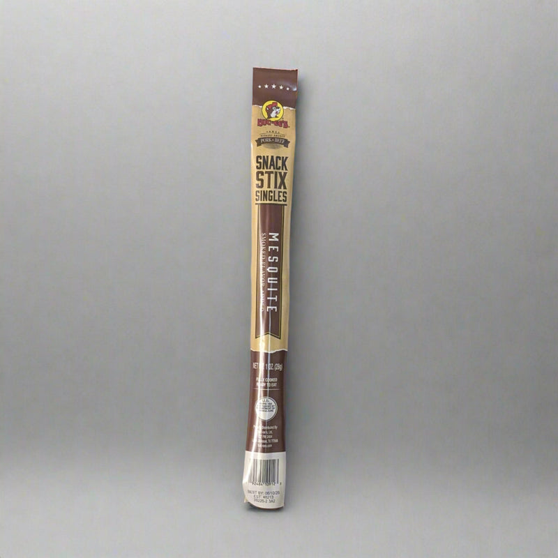 Take the taste of Buc-ee’s on the road with these classic Pork & Beef Snack Stix Singles! Each stick is packed with bold flavor, high-quality ingredients, and that signature Buc-ee’s smokiness. Perfect for road trips, lunch boxes, or quick protein-packed snacking.