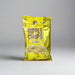 A yellow bag of Buc-ee’s Original Ripple Chips with ripple-cut potato chips shown on the packaging.