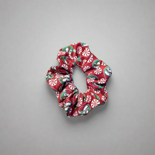 Buc-ee's Peppermint Christmas Scrunchie
