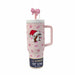 Buc-ee's Pink Candy Cane 40 oz. Christmas Tumbler