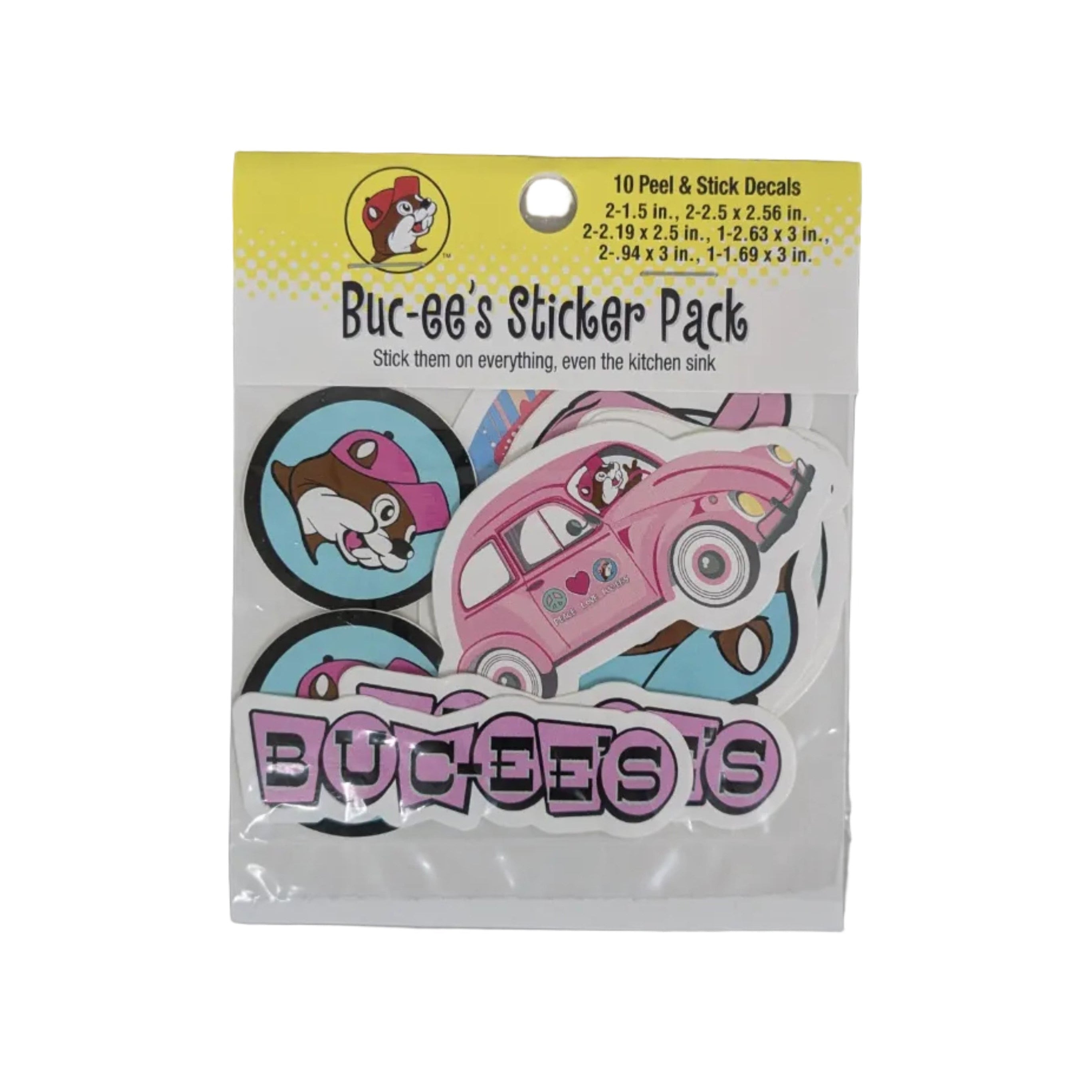 Buc-ee's Sticker Pack | Order Here — Texas Snax