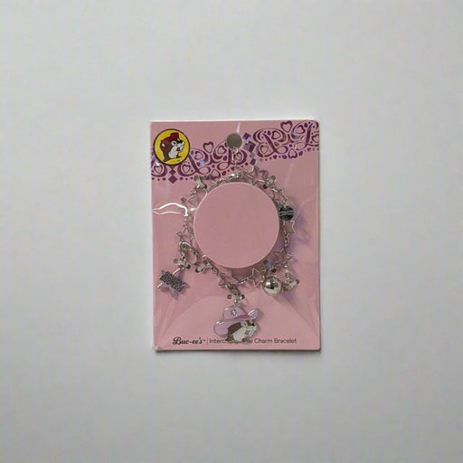 Buc-ee's Pink Cowboy Charm Bracelet