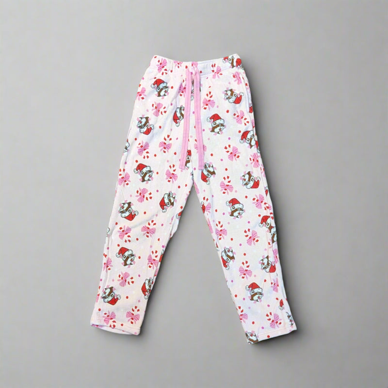 Buc-ee's Pink Cozy Sherpa Christmas Pants