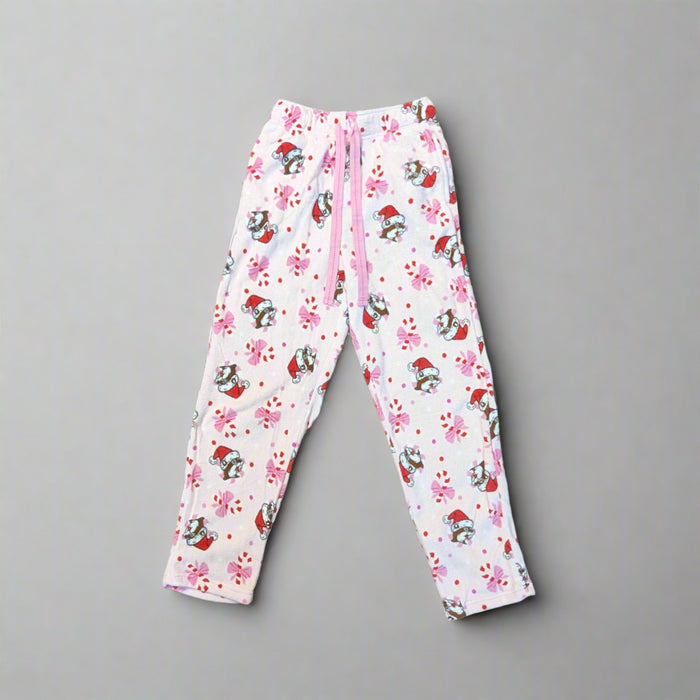 Buc-ee's Pink Cozy Sherpa Christmas Pants