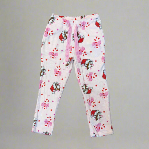 Buc-ee's Pink Cozy Sherpa Youth Christmas Pants