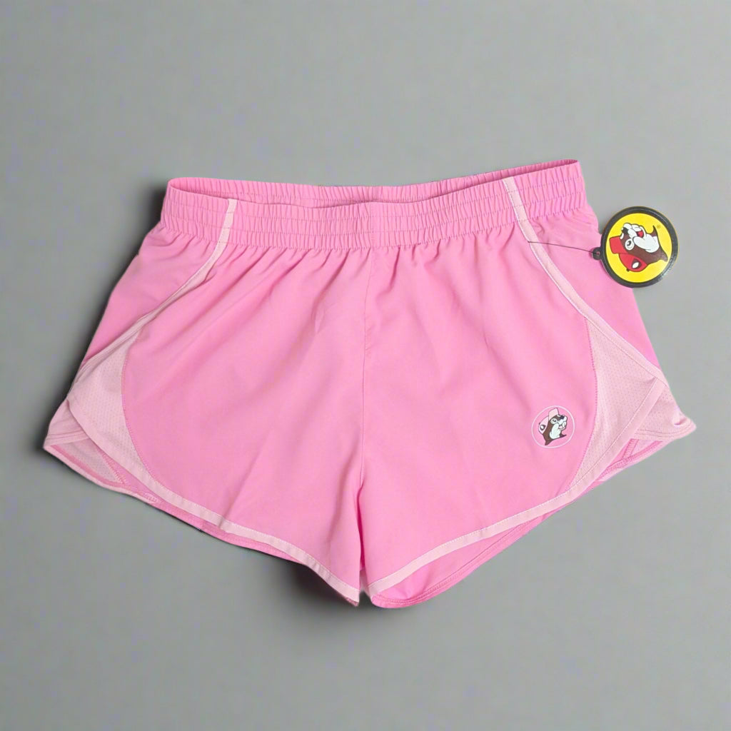 Buc-ee's Pink Track Shorts