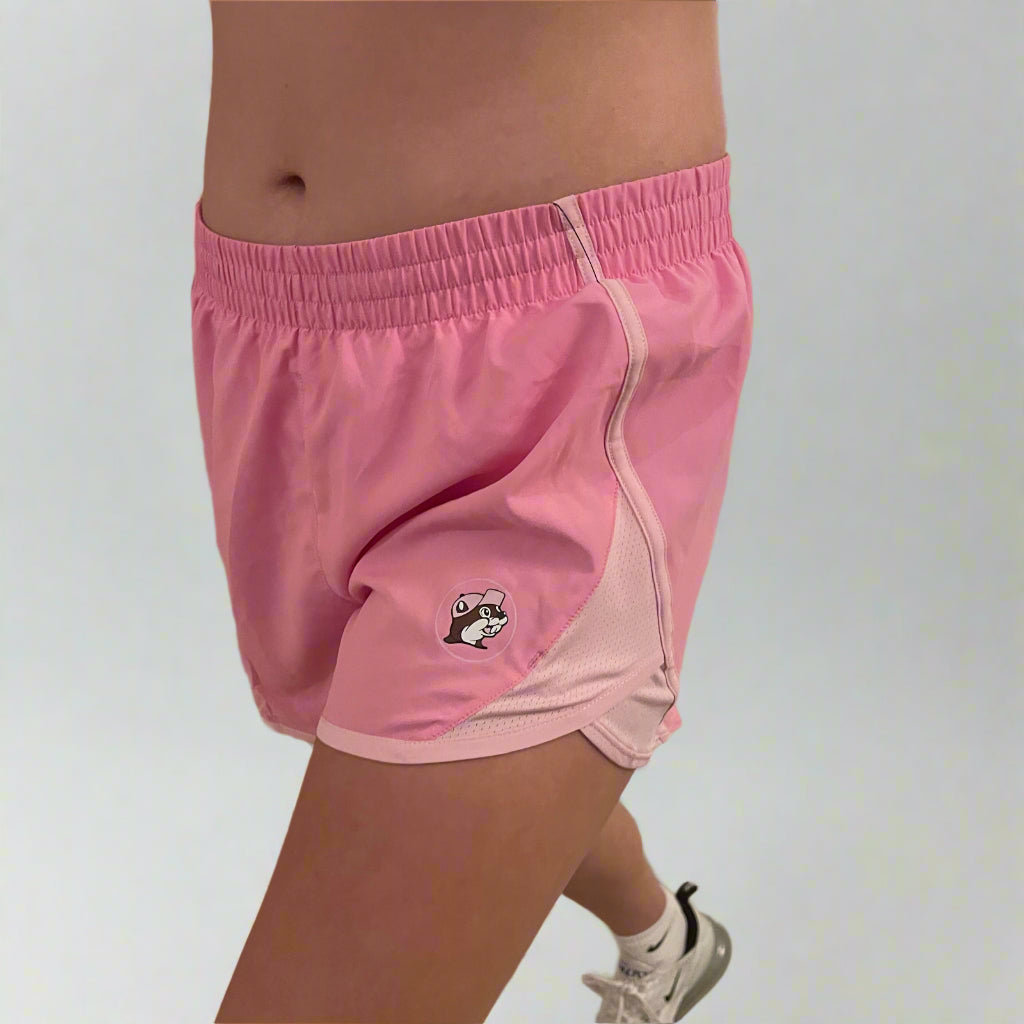 Buc-ee's Pink Track Shorts