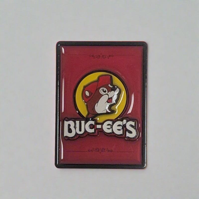 Buc-ee's Red Dual Level Epoxy Magnet