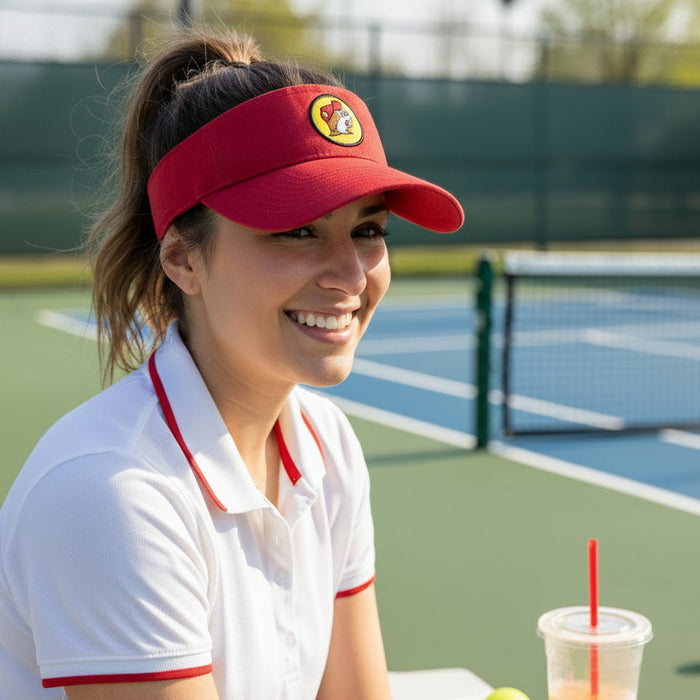 Buc-ee's Classic Red Visor