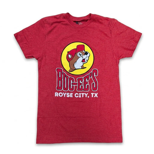 Buc-ee's Royse City Location Shirt white background.