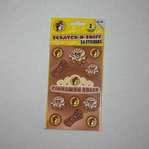 Buc-ee's Scratch-N-Smell Cinnamon Rol Stickers