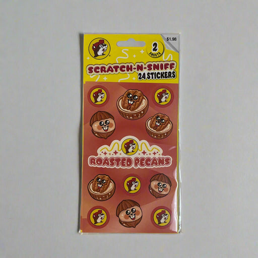 Buc-ee's Scratch-N-Sniff Roasted Pecans Stickers