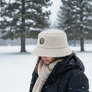This soft, cream-colored bucket hat is made from plush sherpa fleece that keeps you warm while adding a trendy textured look. The front features the classic Buc-ee’s logo patch, making it the perfect mix of comfort and Texas pride.
