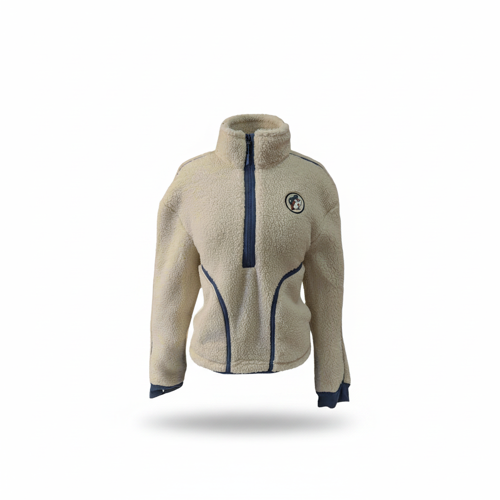 Buc-ee's Sherpa Jacket | Cozy Half-Zip Sherpa Fleece Pullover