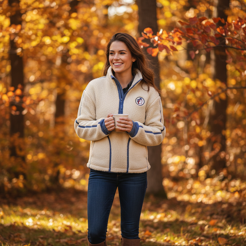 Buc-ee’s Sherpa Jacket | Cozy Half-Zip Fleece Pullover