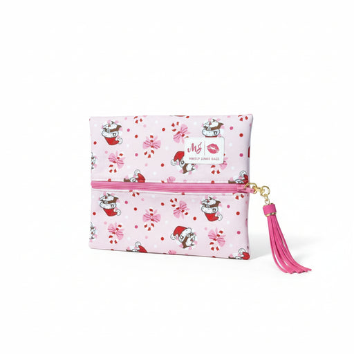 Buc-ee's Small Candy Cane Makeup Junkie Bag