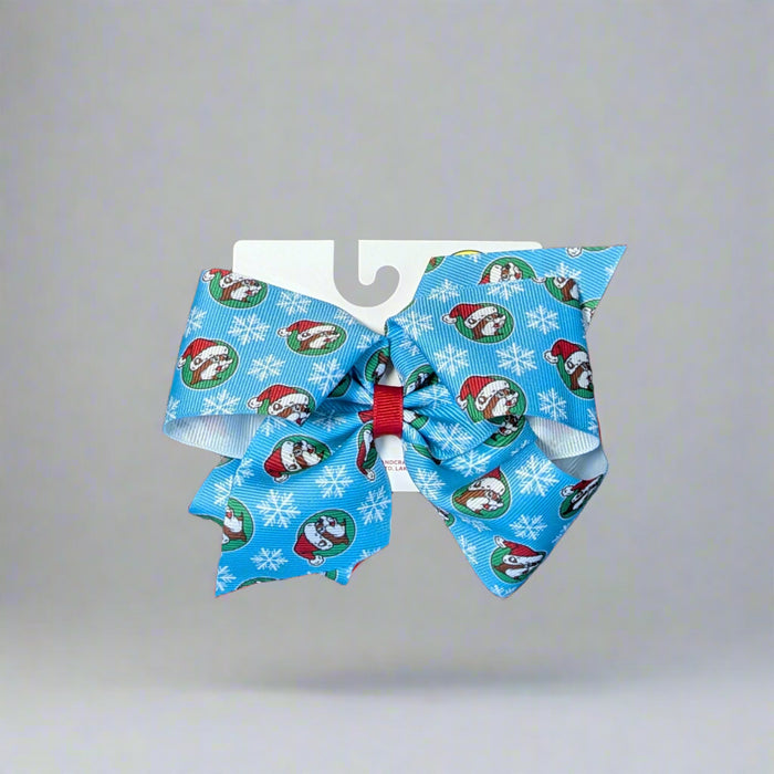 Buc-ee's Small Snowflake Christmas Bow