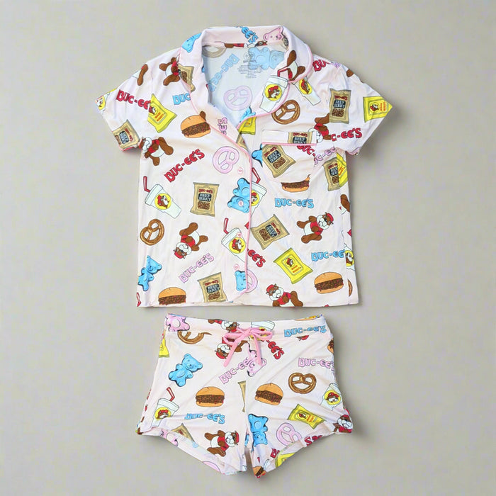 Buc-ee's Snacks Pajama Shorts
