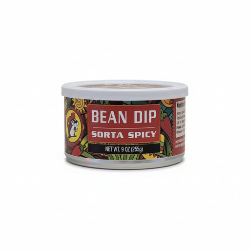 Buc-ee's Sorta Spicy Bean Dip in 9oz. container. 