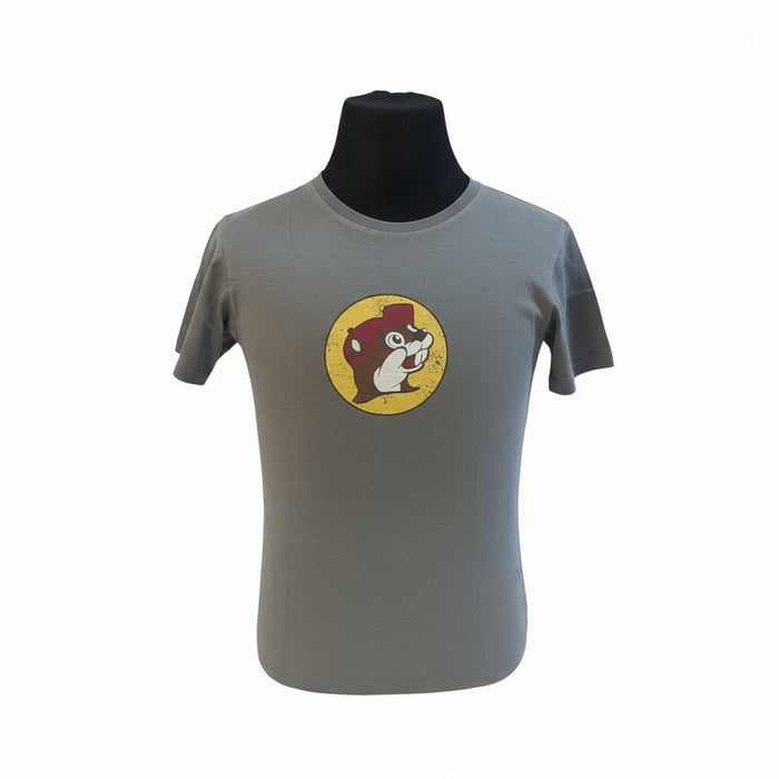 The Buc-ee’s “Spotted at Buc-ee’s” Shirt captures the legendary moment Bigfoot was seen grabbing snacks under the Texas stars. Featuring a classic gray tee with a bold Buc-ee’s logo on the front and a mysterious Bigfoot silhouette against a moonlit forest on the back, this shirt is perfect for fans of roadside adventures and tall tales alike.