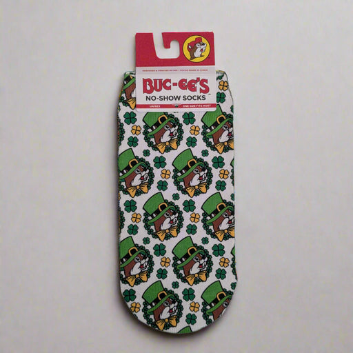 Buc-ee's St. Patrick's No-Show Socks