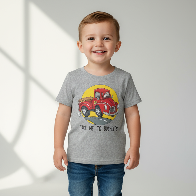 Buc-ee's "Take Me To Buc-ee's" Truck Toddler Shirt