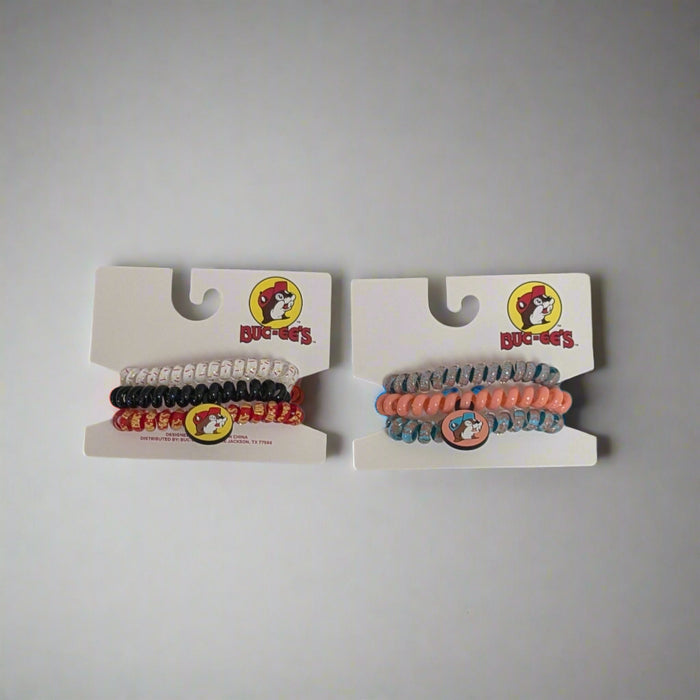 Buc-ee's Telephone Cord Hair Ties