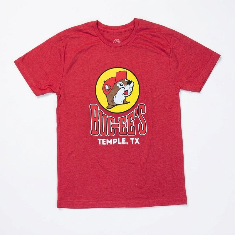 Buc-ee's Temple Location Shirt White Background.