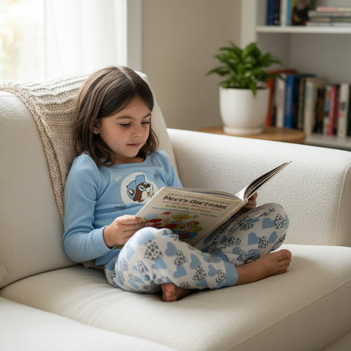 Bedtime just got a whole lot cuter. This Buc-ee’s Toddler Snow Leopard Pajama Set features a soft long-sleeve top paired with comfy matching pants — perfect for snuggly nights and lazy mornings. The top shows Buc-ee wearing a cozy winter hat surrounded by little hearts, while the pants bring the full blue-and-white snow leopard heart pattern to life.