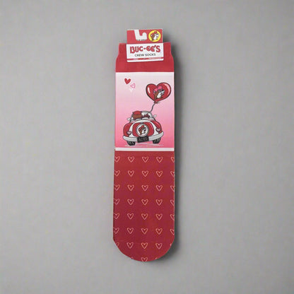 Buc-ee's Valentine's Socks