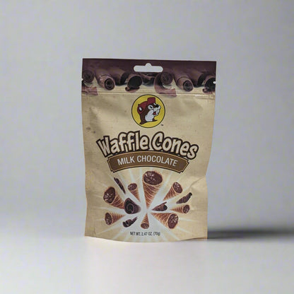 Buc-ee's Waffle Cones Milk Chocolate flavor