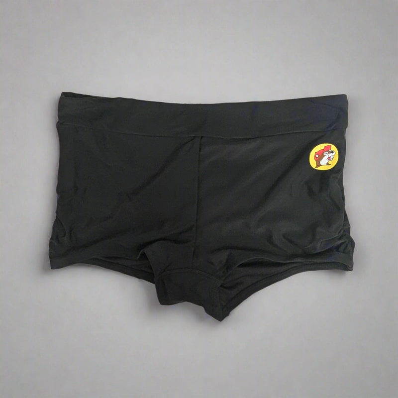 Buc-ee's Women's Black Logo Swim Shorts