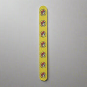 Buc-ee's Nail File has a yellow side with the logo all the way down.