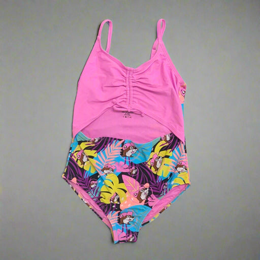 Buc-ee's Youth Girls' Tropcial One-Piece Swim Suit