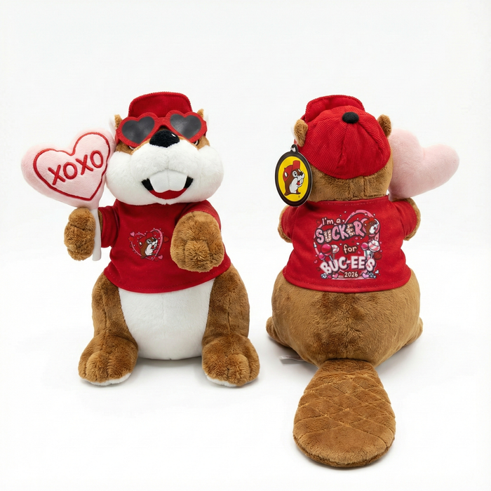 Buc-ee's "I'm a Sucker For" Valentine's Plush