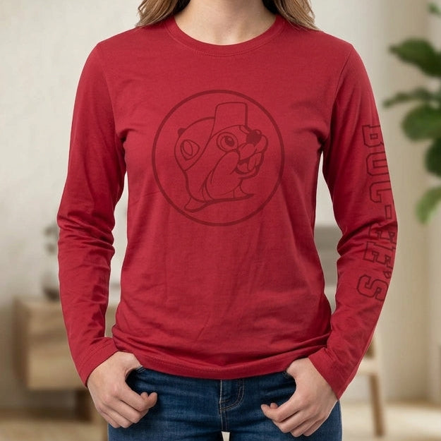Buc-ee's Red Long Sleeve Shirt