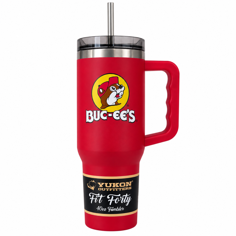 Buc-ee's Classic Red Fit Forty Tumbler