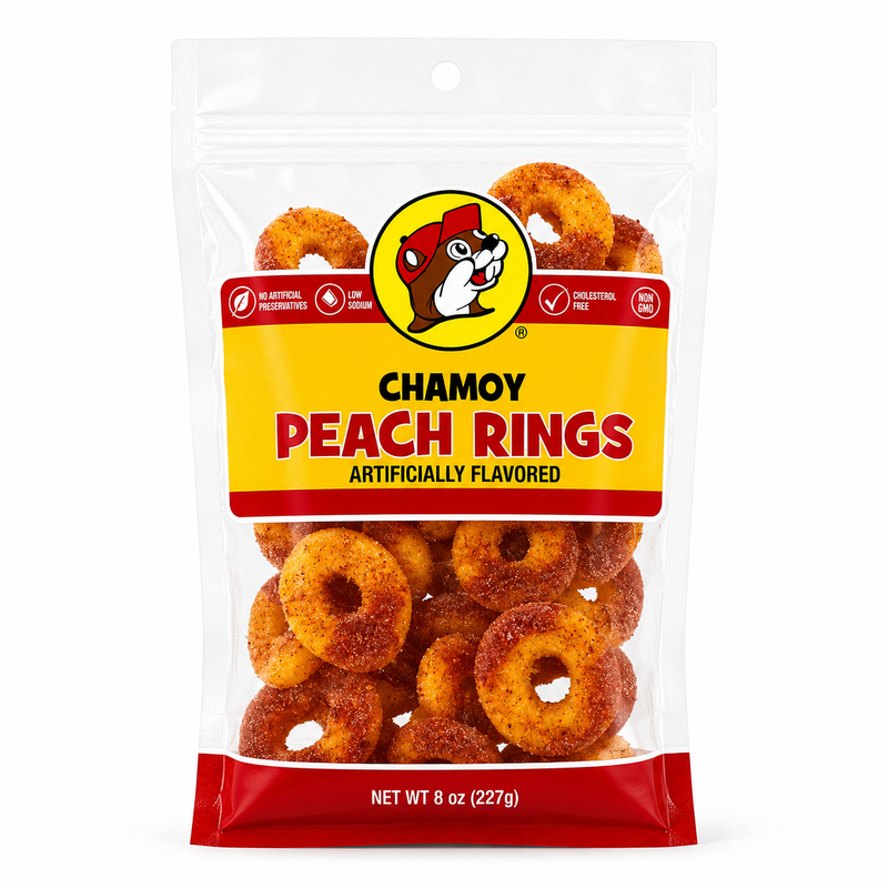 Buc-ee's Chamoy Peach Rings
